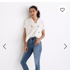 Madewell Petite 10” High-Rise Roadtripper Jeans